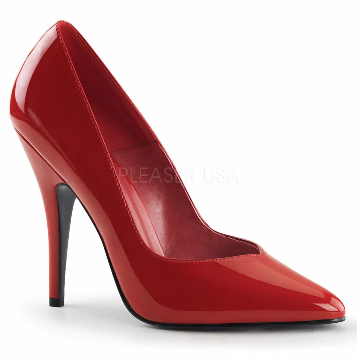 Product image of Pleaser Seduce-420V Red Patent, 5 inch (12.7 cm) Heel Court Pump Shoes