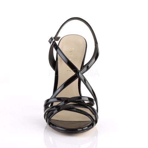 Product image of Pleaser Amuse-13 Black Patent, 5 inch (12.7 cm) Heel, Sandal Shoes