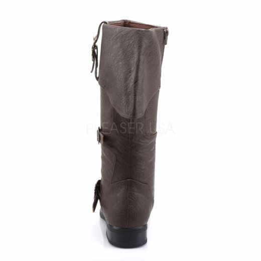 Product image of Funtasma Carribean-299 Brown Distressed Pu Knee High Boot