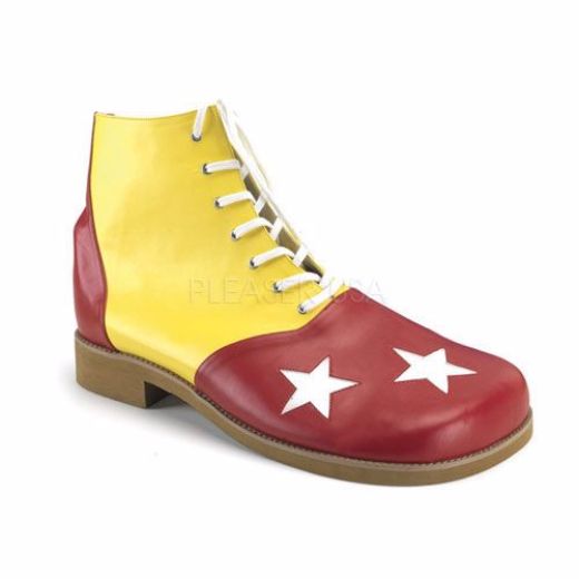 Product image of Funtasma Clown-02 Yellow-Red Pu Ankle Boot