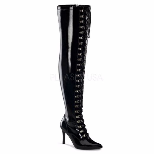 Tie up sale thigh high boots