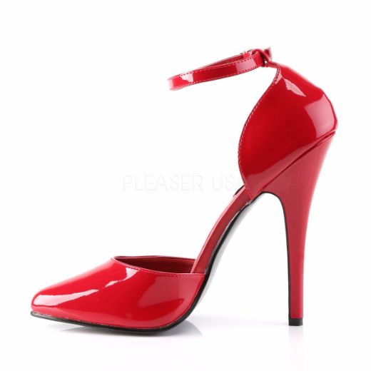 Product image of Devious Domina-402 Red Patent, 6 inch (15.2 cm) Heel Court Pump Shoes