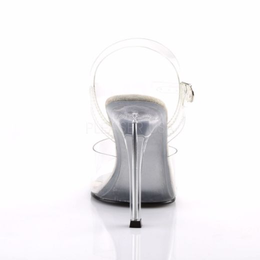 Product image of Fabulicious Gala-08 Clear Lucite, 4 1/2 inch (11.4 cm) Stiletto Heel Sandal Shoes