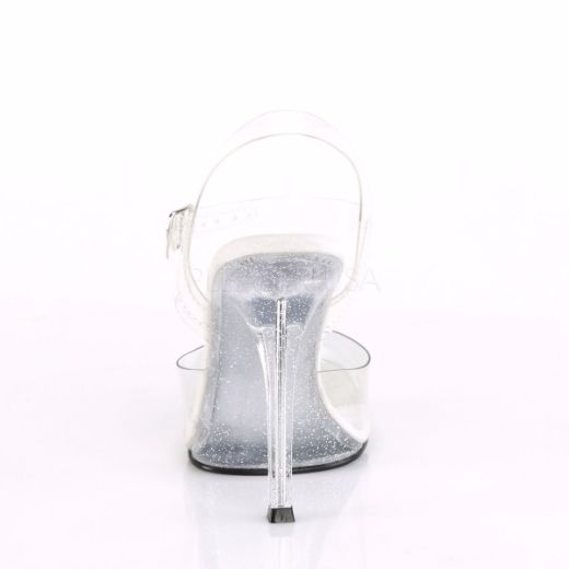 Product image of Fabulicious Gala-08Mg Clear/Clear, 4 1/2 inch (11.4 cm) Heel Sandal Shoes