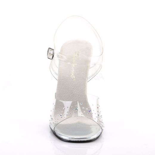 Product image of Fabulicious Gala-08Sd Clear/Clear, 4 1/2 inch (11.4 cm) Heel Sandal Shoes