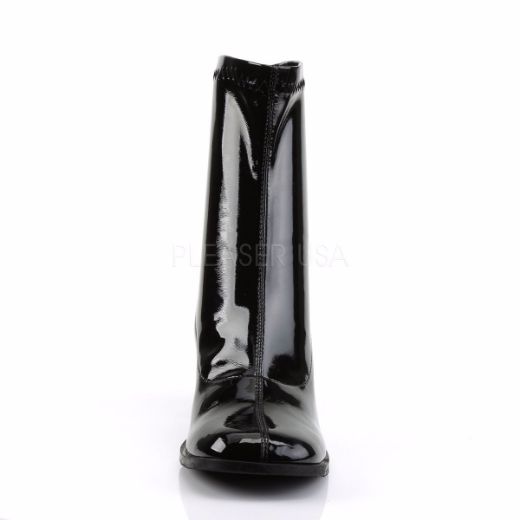 Product image of Funtasma Gogo-150 Black Stretch Patent, 3 inch (7.6 cm) Block Heel Ankle Boot