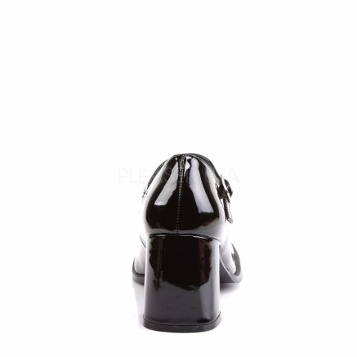 Product image of Funtasma Gogo-50 Black Patent, 3 inch (7.6 cm) Heel Court Pump Shoes