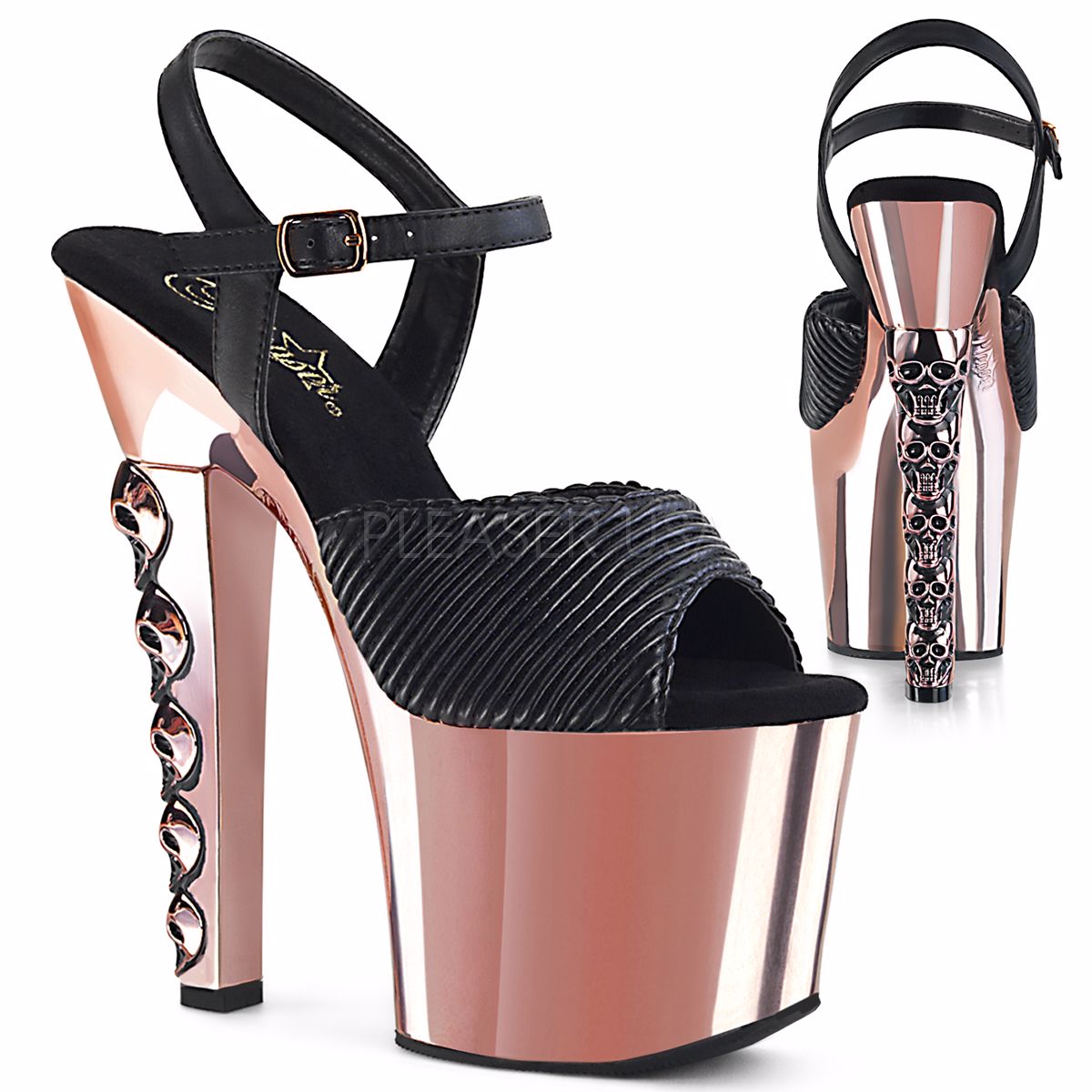 rose gold pleaser shoes