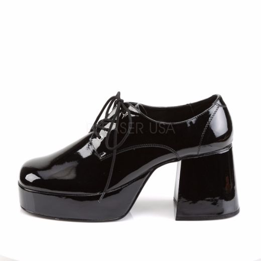 Product image of Funtasma Jazz-02 Black Patent, 3 1/2 inch (8.9 cm) Heel, 1 1/2 inch (3.8 cm) Platform Court Pump Shoes