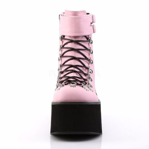 Product image of Demonia Kera-21 Baby Pink Vegan Leather, 4 1/2 inch Platform Ankle Boot