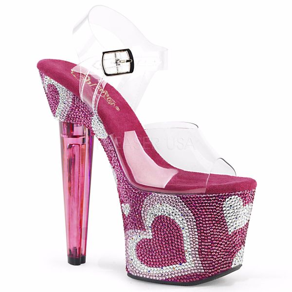 pink platform heels uk