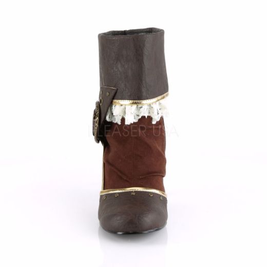 Product image of Funtasma Matey-115 Brown Distressed Pu-Microfiber, 3 inch (7.6 cm) Heel Ankle Boot