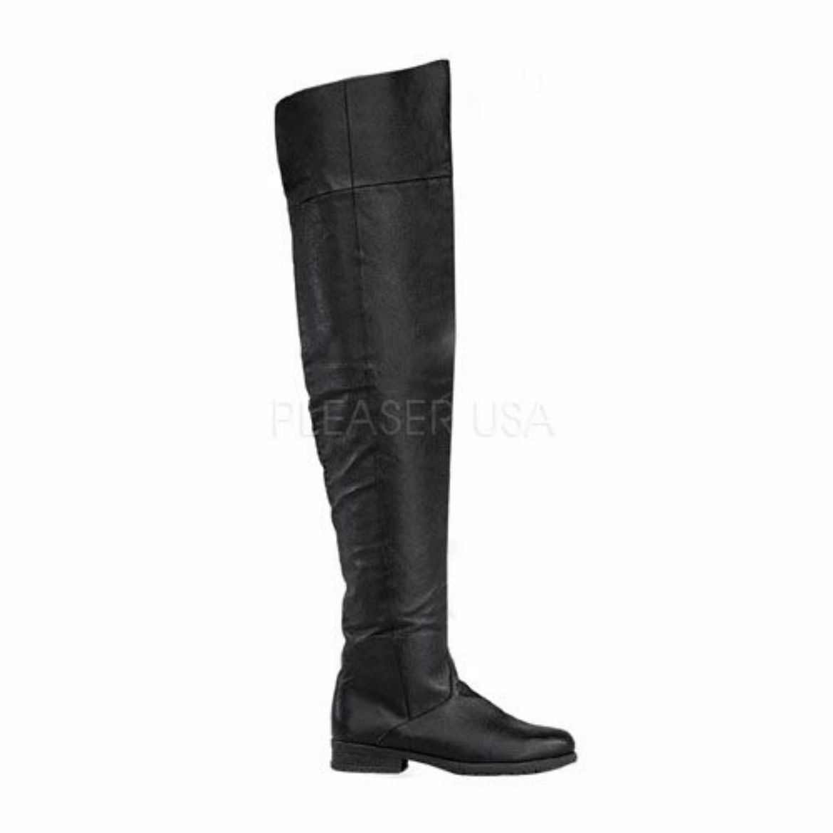 knee high black boots 2 inch heel