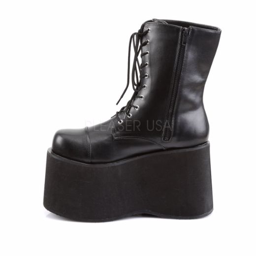 Product image of Funtasma Monster-10 Black Pu, 5 inch Platform Ankle Boot