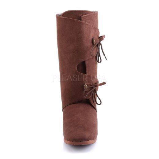 Product image of Funtasma Renaissance-100 Brown Microfiber Ankle Boot