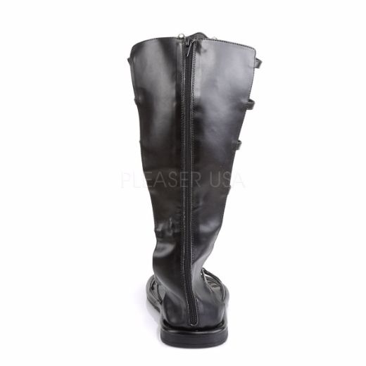 Product image of Funtasma Roman-15 Black Pu Sandal Shoes