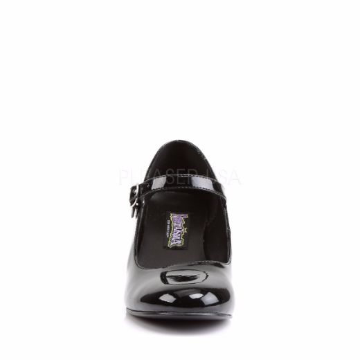 Product image of Funtasma Schoolgirl-50 Black Patent, 2 inch (5.1 cm) Heel Court Pump Shoes