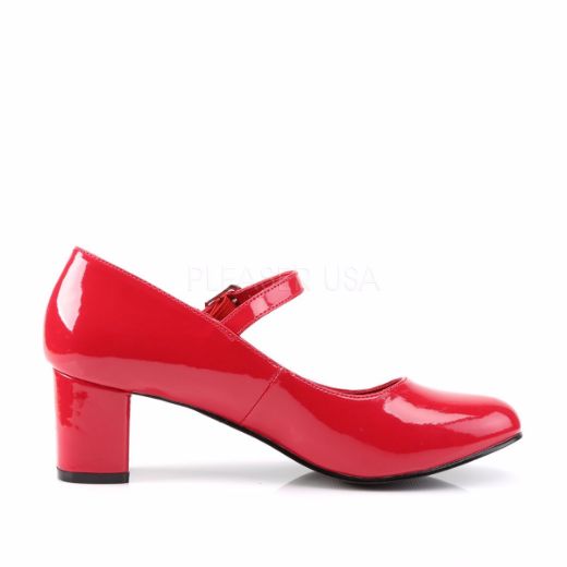 Product image of Funtasma Schoolgirl-50 Red Patent, 2 inch (5.1 cm) Heel Court Pump Shoes