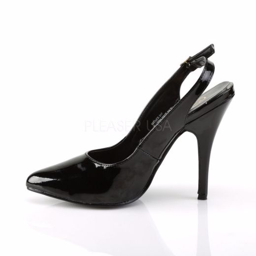 Product image of Pleaser Seduce-317 Black Patent, 5 inch (12.7 cm) Heel Court Pump Shoes