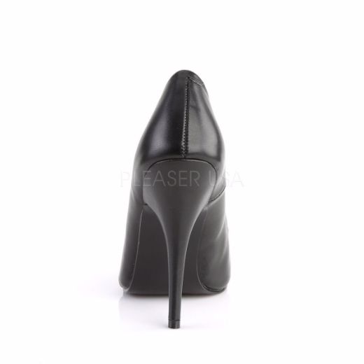 Product image of Pleaser Seduce-420 Black Faux Leather, 5 inch (12.7 cm) Heel Court Pump Shoes