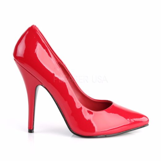 Product image of Pleaser Seduce-420 Red Patent, 5 inch (12.7 cm) Heel Court Pump Shoes