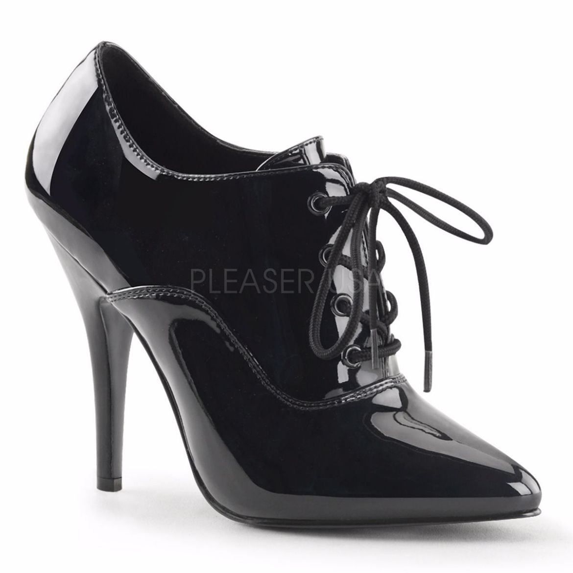 Product image of Pleaser Seduce-460 Black Patent, 5 inch (12.7 cm) Heel Court Pump Shoes