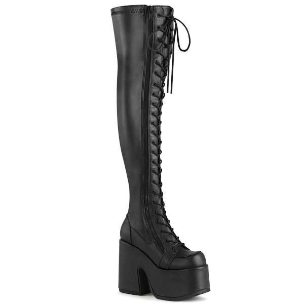 thigh high boots 3 inch heel