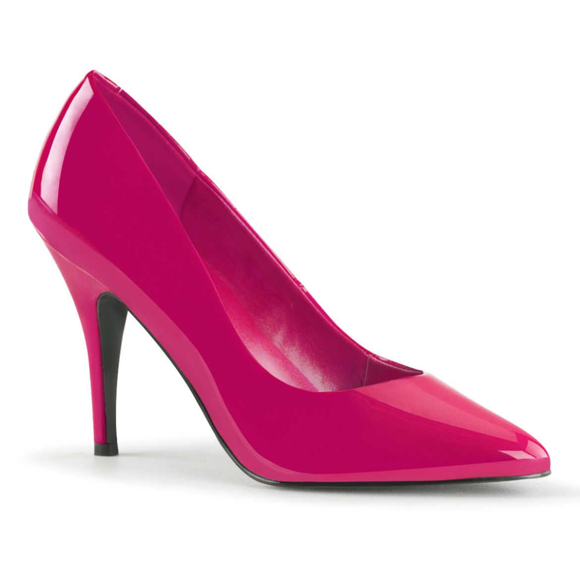 Product image of Pleaser VANITY-420 Hot Pink Patent 4 inch (10.1 cm) Heel Classic Pump Court Pump Shoes