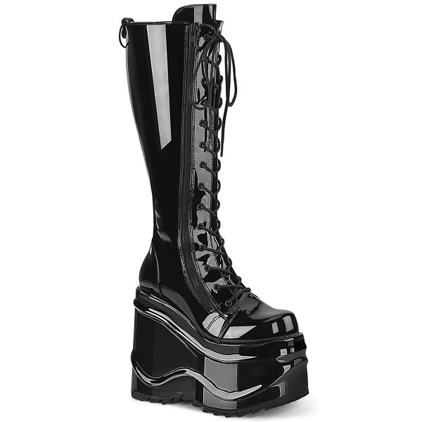 demonia patent boots