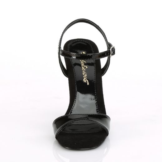 Product image of Fabulicious GALA-09 Black Patent/Black 4 1/2 inch (115 cm) Heel Ankle Strap Sandal Shoes
