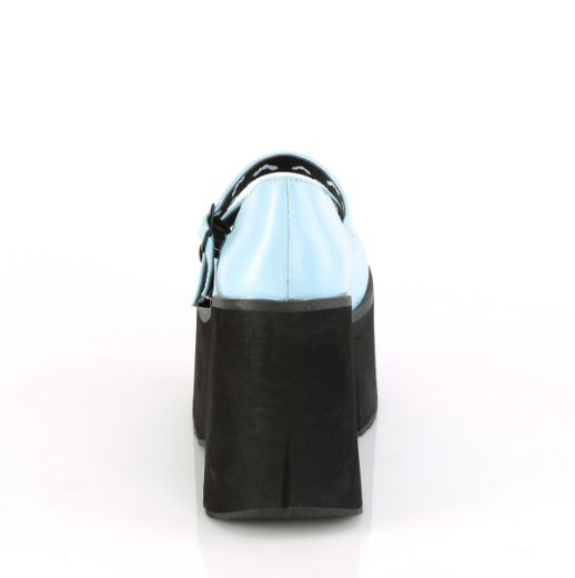 Product image of Demonia KERA-08 Baby Blue Vegan Faux Leather 4 1/2 inch (11.4 cm) Platform Maryjane