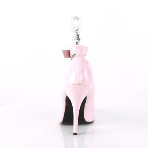 Product image of Pleaser SEDUCE-431 Baby Pink Patent 5 inch (12.7 cm) Heel Ankle Strap Pump Court Pump Shoes