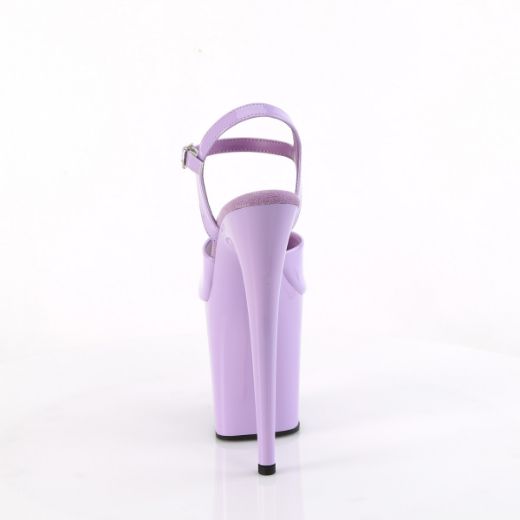 Product image of Pleaser FLAMINGO-809 Lavender Pat/Lavender 8 Inch Heel 4 Inch PF Ankle Strap Sandal
