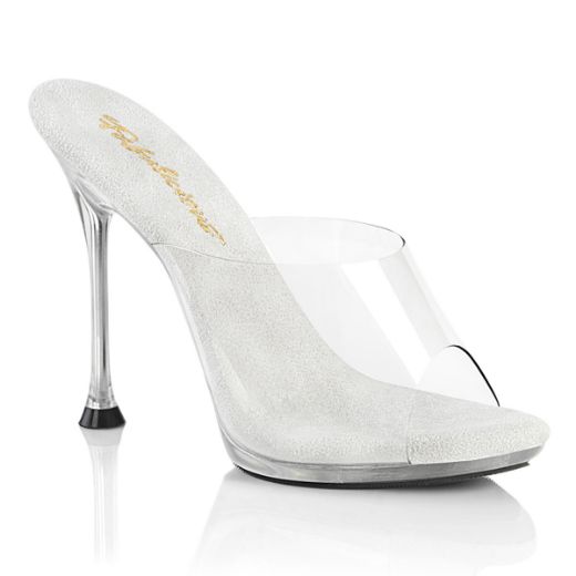 Product image of Fabulicious CUPID-401 Clr/Clr 4 1/2 Inch Heel 2/5 Inch PF Slide