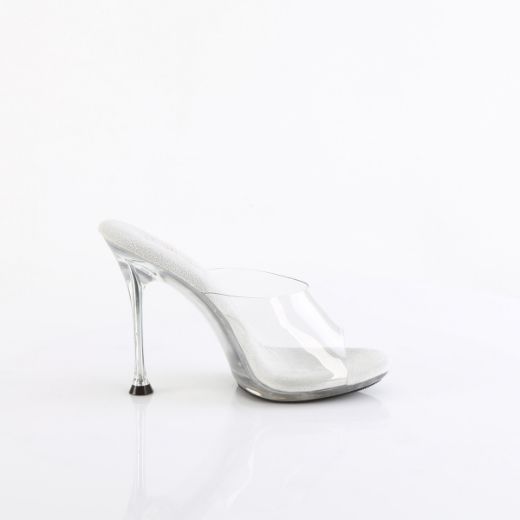 Product image of Fabulicious CUPID-401 Clr/Clr 4 1/2 Inch Heel 2/5 Inch PF Slide