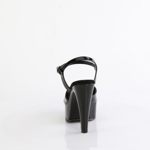 Product image of Fabulicious MARTINI-509 Blk Pat/Blk 5 Inch Heel 1 3/4 Inch PF Ankle Strap Sandal