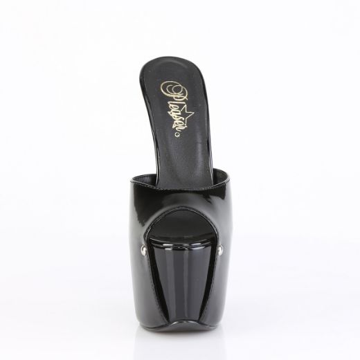 Product image of Pleaser JUBILANT-01 Blk Pat 7 Inch Heel 3 InchConcealed PF Slide