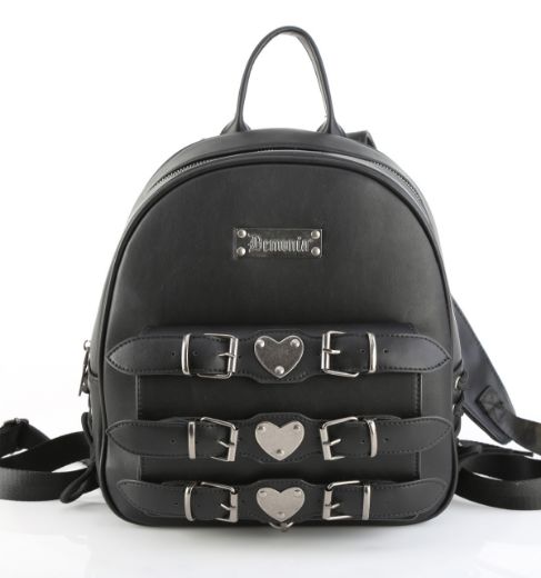 Product image of Demoniacult HB-675 Blk Vegan Leather Faux Leather Mini 26x28x10 cm Backpack