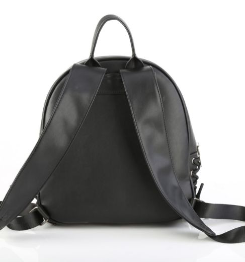 Product image of Demoniacult HB-675 Blk Vegan Leather Faux Leather Mini 26x28x10 cm Backpack