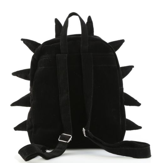 Product image of Demoniacult HB-113 Blk Velvet Velvet Spiked Mini Backpack 28x33x13 cm
