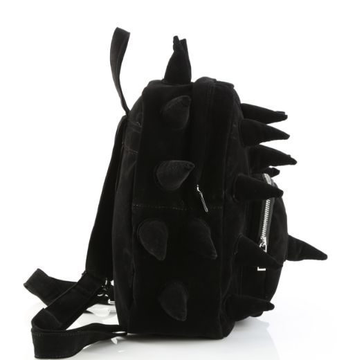 Product image of Demoniacult HB-113 Blk Velvet Velvet Spiked Mini Backpack 28x33x13 cm
