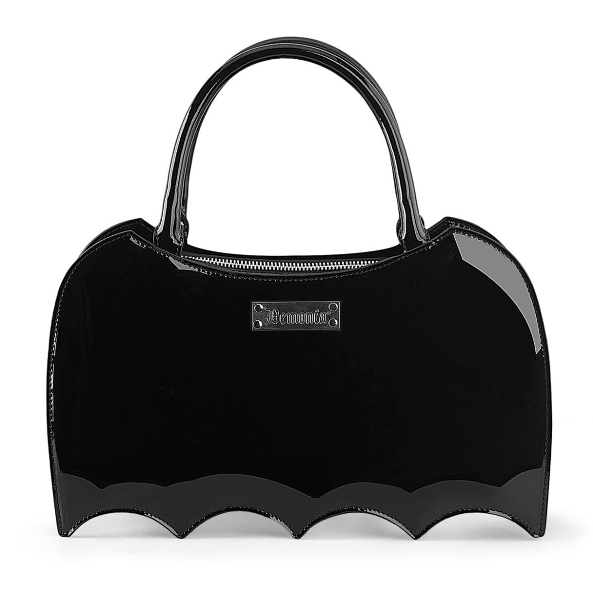 Product image of Demoniacult HB-115 Blk Patent Patent Bat Shaped Handbag 20x33x13 cm