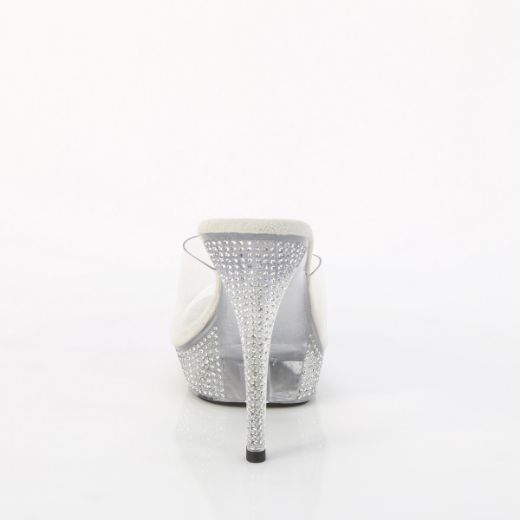 Product image of Fabulicious ATHENA-501 Clr/Clr 5 Inch Heel 1 Inch PF Slide w/RS